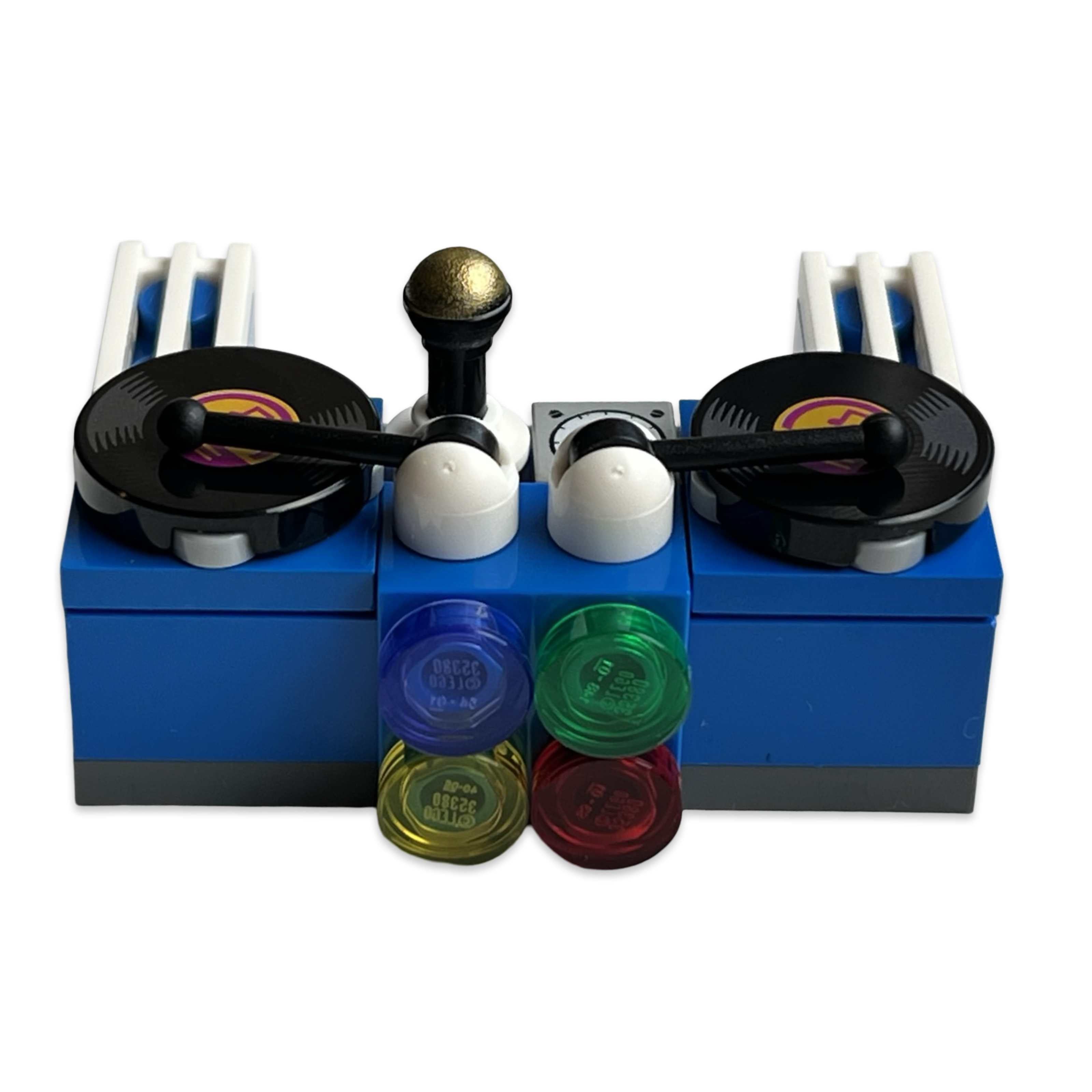 Blue Lego DJ model